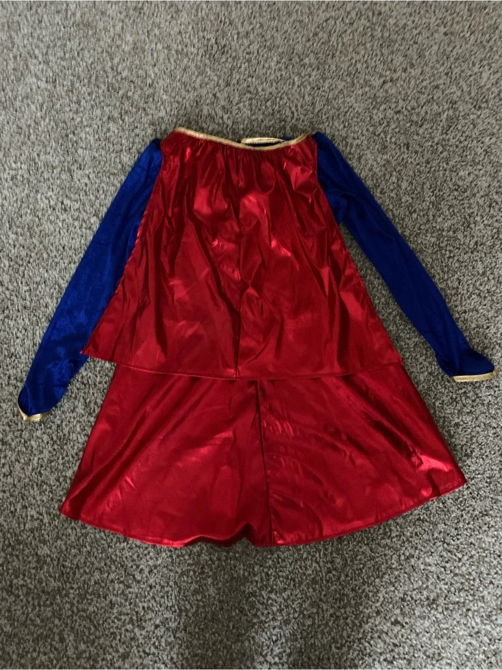 Supergirl Kids Halloween Costume Dress size L